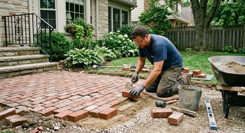Brick Floor Repair