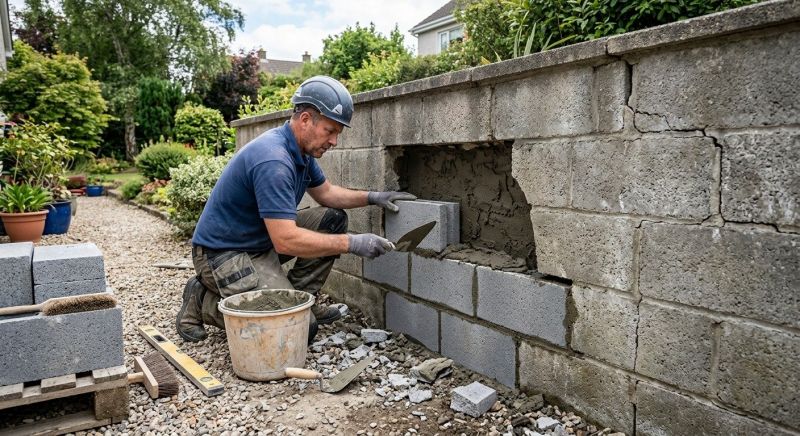 Block Wall Repair in Port Ludlow, WA