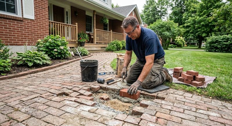 Brick Flatwork Repair in Mukilteo, WA