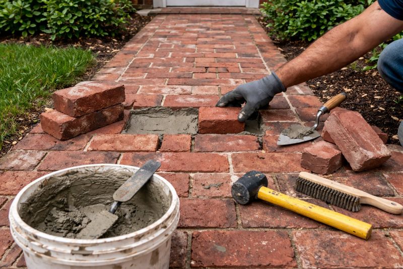 Brick Pathway Repair in Lynnwood, WA