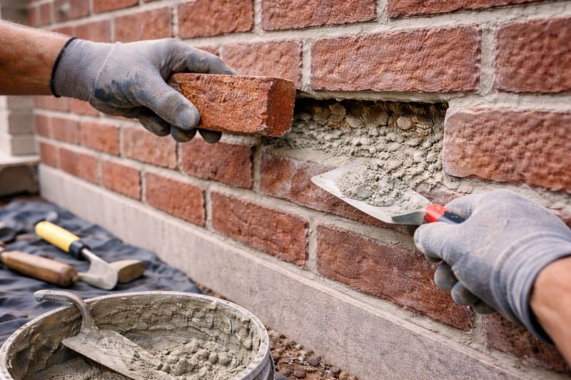 Brick Stairs Repair in Port Ludlow, WA
