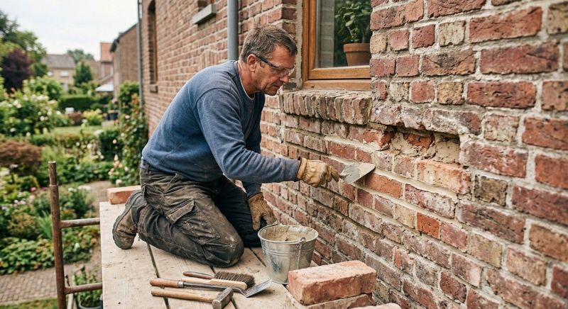 Brick Stairs Repair in Poulsbo, WA