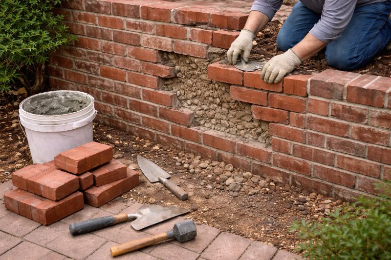 Brick Wall Repair in Duvall, WA