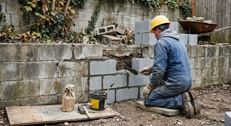 Concrete Block Repair in Bothell, WA