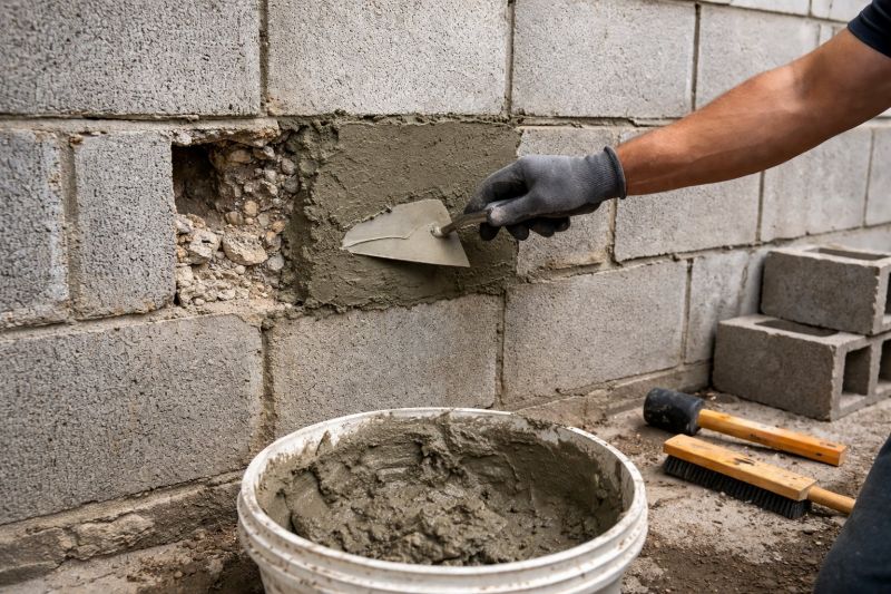 Concrete Block Repair in Kingston, WA