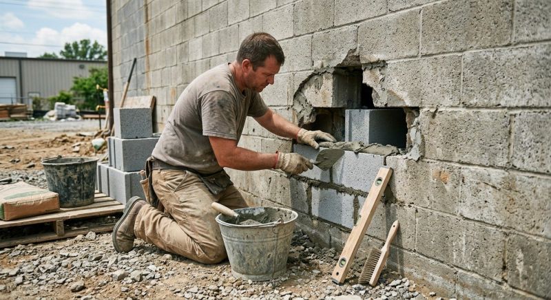 Concrete Block Repair in Sultan, WA