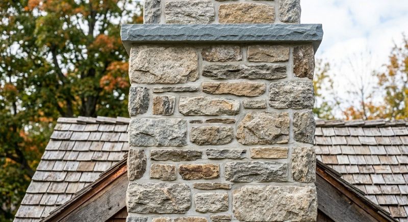 Stone Chimney Installation in Port Gamble, WA