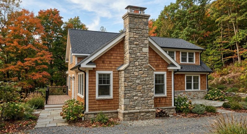 Stone Chimney Installation in Sultan, WA